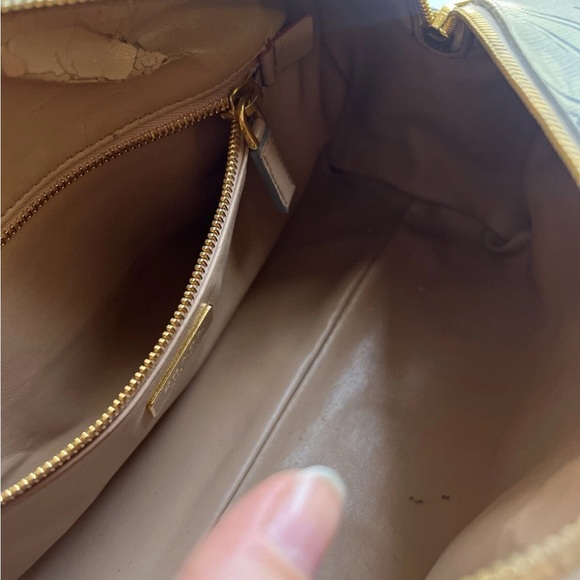 Prada Saffiano Leather Green Bauletto Bag - Picture 13 of 16